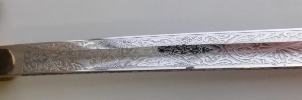 Third Reich Army Sword w/Double Etched Blade (31080)